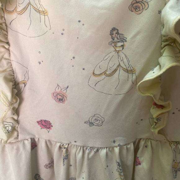 Disney beauty and the beast printed a-line dress size 4t - Picture 2 of 4